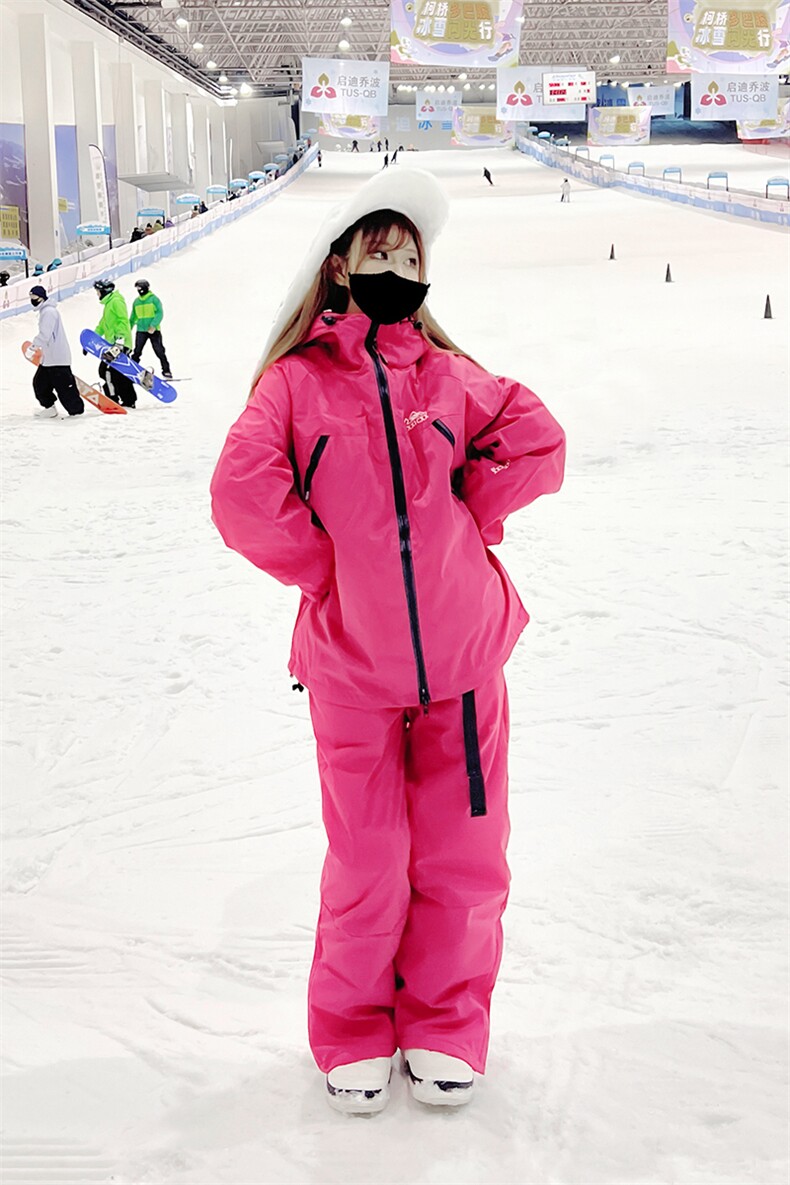 防风防水滑雪服男女户外单板中性风套装HF93+K1002J加绒P260控388,男装休闲套装,电商A001