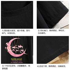 YT26209-P30亚短袖t恤男大码五分袖男宽松七分袖砖墙挂拍，男装T恤，电商A040A