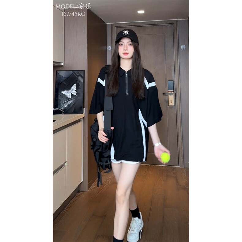 抖音品质！重磅夏季美式冰丝POLO衫男潮流宽松短袖XP2405-P45控68,男装Polo衫,电商B370