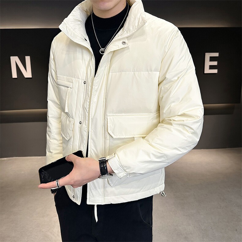 新标50 2025冬季店主风时尚潮流冬季羽绒服外套男YR8101-P180图片