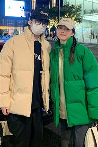推荐2023冬季新款棉衣港风情侣棉服潮牌宽松上衣M6688图片