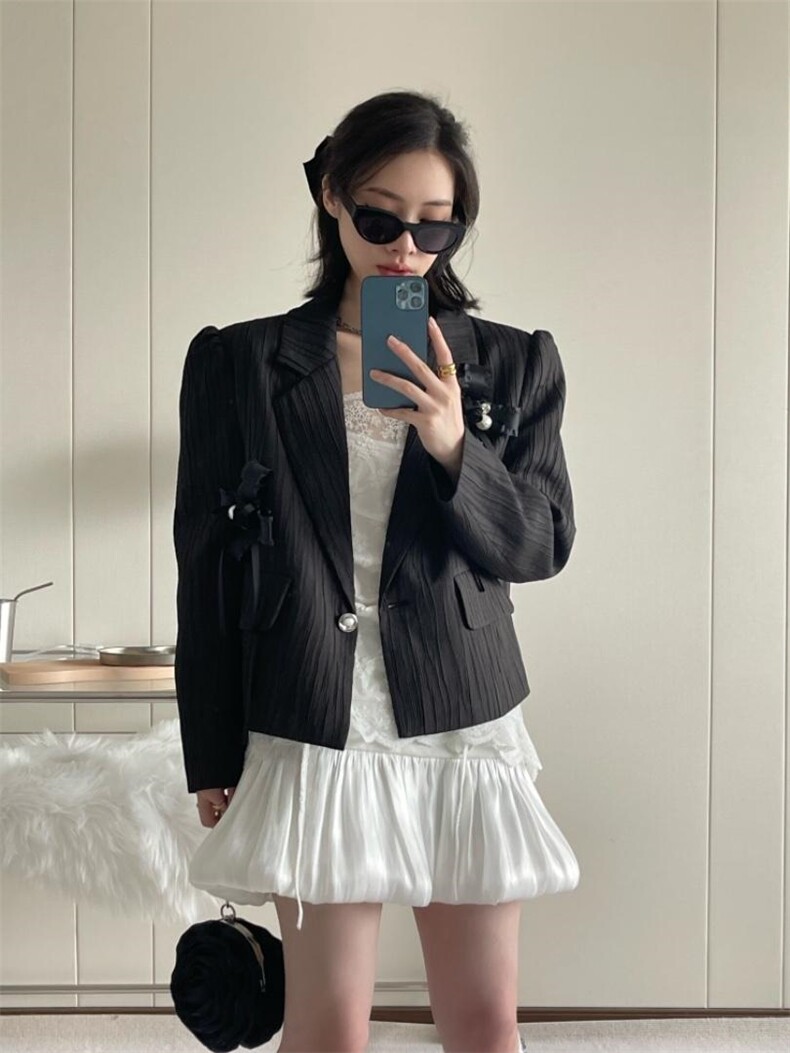 好久不见短款西装，女装西装，Queena PHoebe