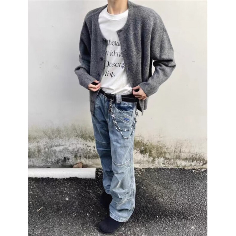 高质量百花绒开衫毛衣MY090-P60,男装针织衫/毛衣,星座313A(原308A-2)