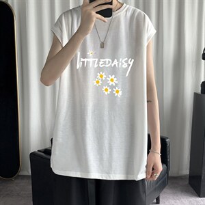 BX25068-P20 纯棉汗背心男士大码宽松汗衫男无袖t恤男 港风图片