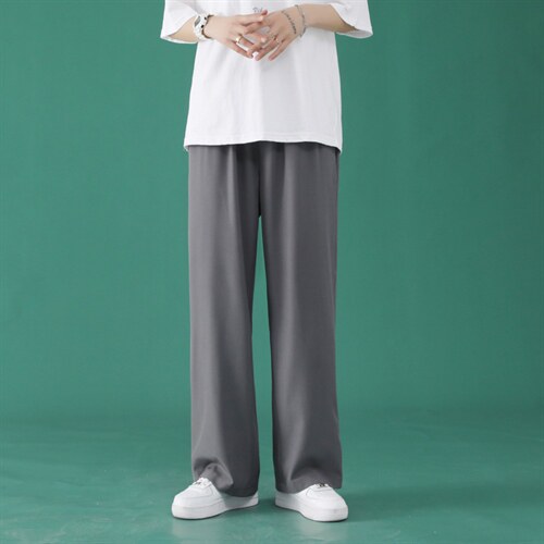 春夏季薄款韩版宽松显瘦休闲冰丝裤  2028-特批22图片