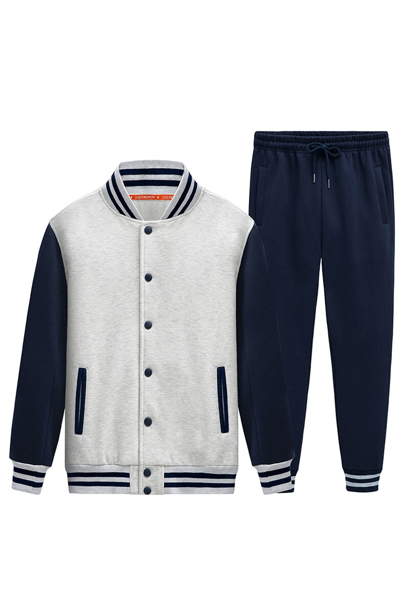 现货2025秋季新款棒球服运动套装两件套XZ102A-4-8600-P95,男装休闲套装,星座211-2