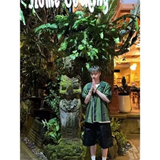 夏季桑巴个性刺绣凉感条纹短袖衬衫旅游度假风松弛感衬衣男生潮牌，男装衬衫，星座506A