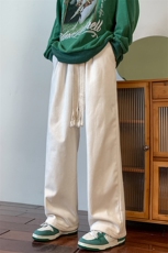 8XL-M特大码胖子加厚雪尼尔运动裤加绒灯芯绒卫裤男9028P45控58，男装休闲裤，电商D206-1