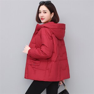 2023冬季新款时尚百搭温暖舒适加厚保暖棉服图片