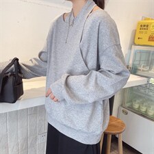 秋季新款挂脖卫衣，女装卫衣/绒衫，青迈国际