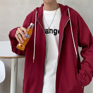 情侣开衫卫衣男秋季连帽外套潮流宽松百搭上衣服休闲HY08图片