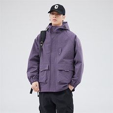 秋季户外连帽夹克男外套男女同款DSA157B-JK7811-P75，男装夹克，电商A157B