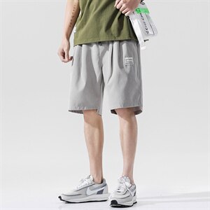 2021夏季新日系潮大码男无影墙休闲宽松运动短裤K2031-P20图片