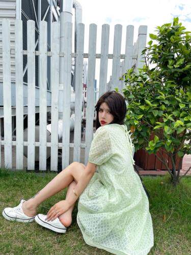 【现货】夏季新款韩版连衣裙，女装连衣裙，IECE