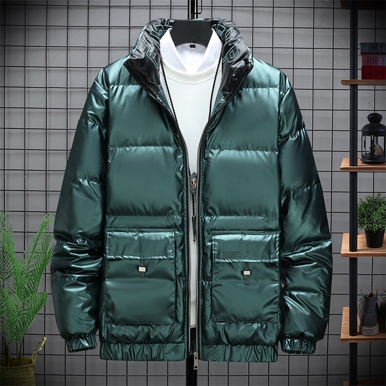现货2020冬季新款羽绒服男韩版潮流80%绒短款无帽外套P155,男装羽绒服,星座217-4