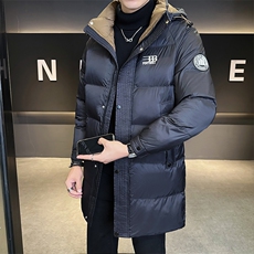 L-4XL非标冬季新款中长款羽绒服男Y9916-P195，男装羽绒服，电商B321-1