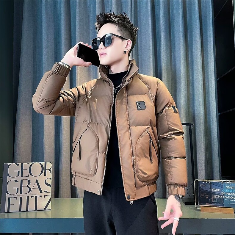 秋冬季痞帅棉衣男款棉服2026新款修身潮流工装棉袄外套TT616P85,男装棉衣,星座1013-5