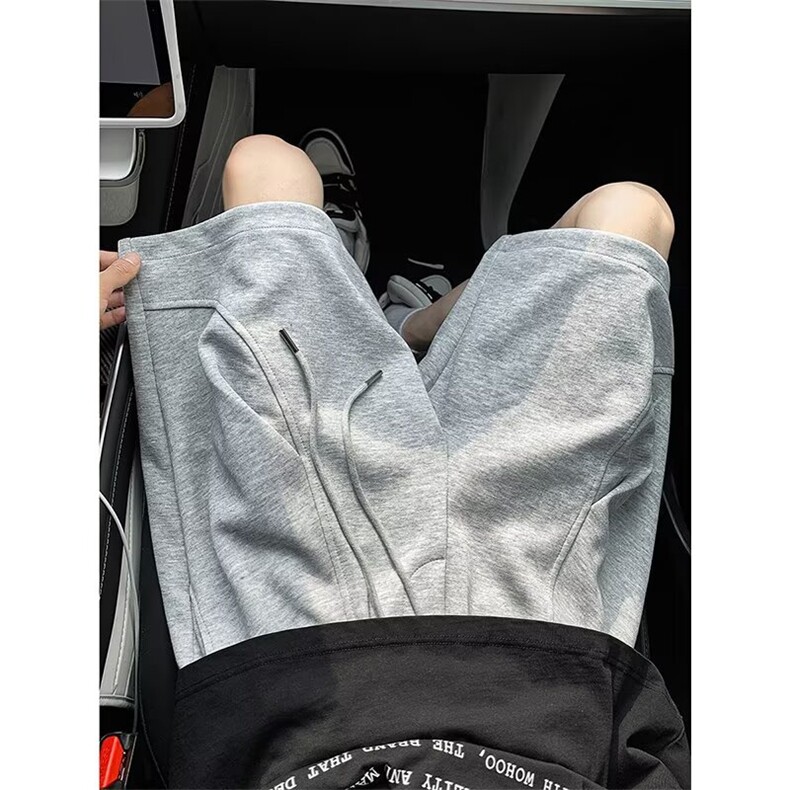 日系cityboy纯色工装短裤男士夏季外穿薄款宽松休闲男生五分裤子,男装牛仔裤,星座1210-1