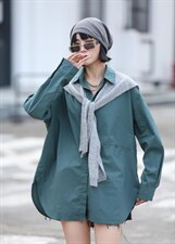 披肩衬衫，女装衬衫，极品红颜