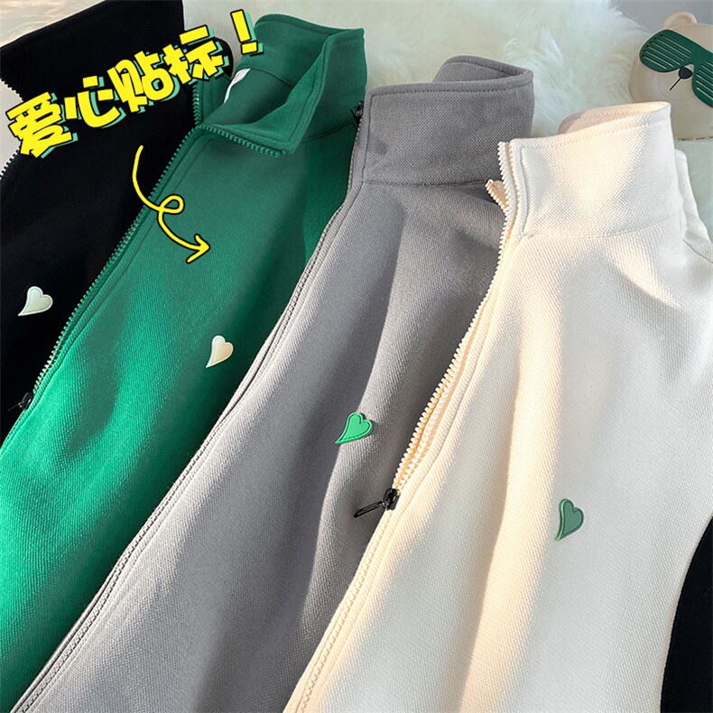 新款男美式轻熟风立领设计百搭港风针织外套WT3401-P55控88,男装夹克,星座717