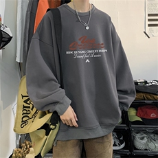 特P25控48秋冬新款男士圆领卫衣宽松休闲日常百搭上衣WQ2428，男装卫衣，电商B370