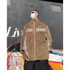 美拉德穿搭翻领外套秋冬美式复古宽松情侣夹克撞色MA511-P88，男装夹克，星座1109-3
