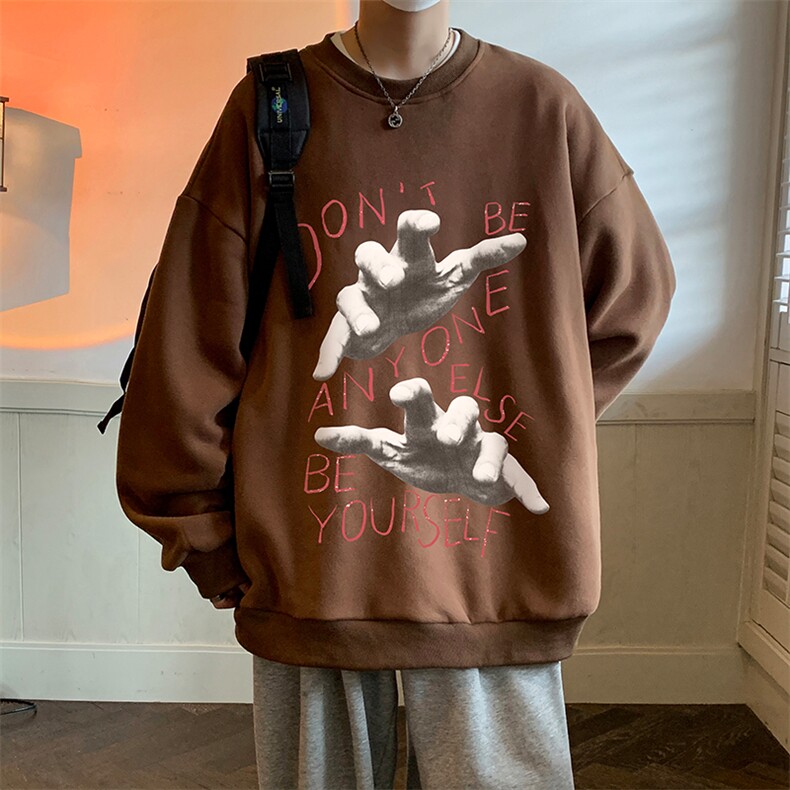圆领卫衣男超大码胖子肥佬大号长袖t恤S6452-P28,男装卫衣,电商A040