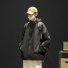 防晒衣男夏季薄款UPF50+防紫外线皮肤衣男宽松钓鱼防晒服2360-P35，男装防晒衣，星座1403A