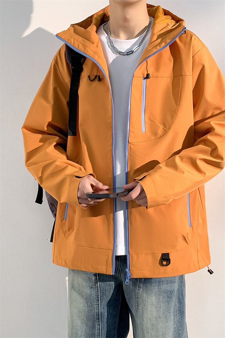 新款男女高品质户外登山服青少年学生冲锋衣夹克外套JK6633-P79,男装夹克,电商B306