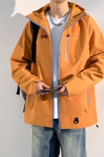 新款男女高品质户外登山服青少年学生冲锋衣夹克外套JK6633-P79，男装夹克，电商B306