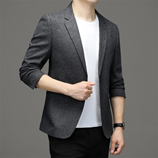M3357-1钱塘2020-2秋季新款中年男士西服商务休闲百搭外套P142，男装西服，钱塘207-2