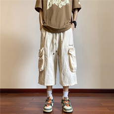 XZ222-1/QFK02/P55/控68宽松休闲速干七分裤，男装牛仔裤，星座809A(原222-1)