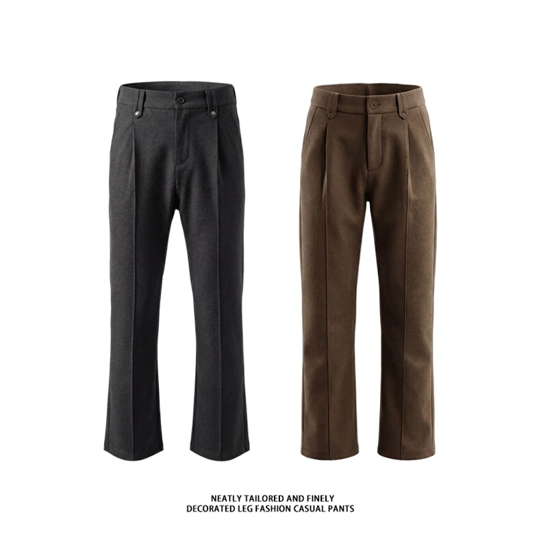 冬季新款高品质TR混纺宽松休闲裤直筒百搭长裤A111-G003-P50，男装休闲裤，电商基地A111