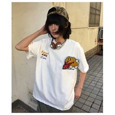 万针全刺绣工艺抖音得物高品质260克重磅纯棉双纱美式高街短袖T恤，男装T恤，电商A486