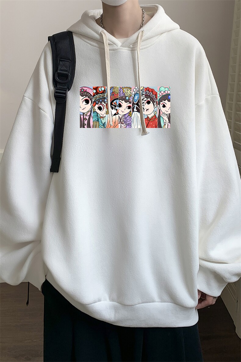 连帽卫衣男大码运动服帽衫外套WY2250-P35加绒款-P40,男装卫衣,电商A040