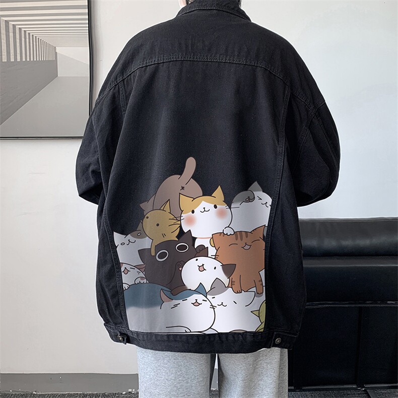 牛仔夹克男大码牛仔外套男茄克NJ77162-P60,男装夹克,电商A040