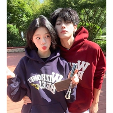抖音得物高品质印花连帽卫衣秋冬装美式宽松连帽纯色卫衣ADL119，男装卫衣，电商A443
