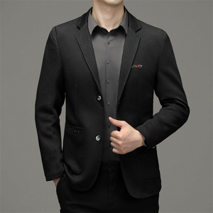 男装西服中年男士西装商务正装宽松休闲时尚百搭男外套JZ306-P155