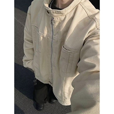 高质量夹克外套男士韩版潮流高街帅气2025春季ins上衣W6410-P92，男装夹克，星座412-2