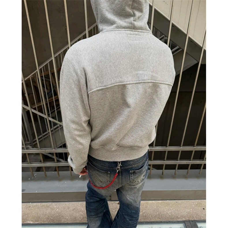 春秋季拼接连帽休闲开衫卫衣男女潮痞帅运动拉链夹克外套WA246,男装夹克,星座1116A（原606A-3）