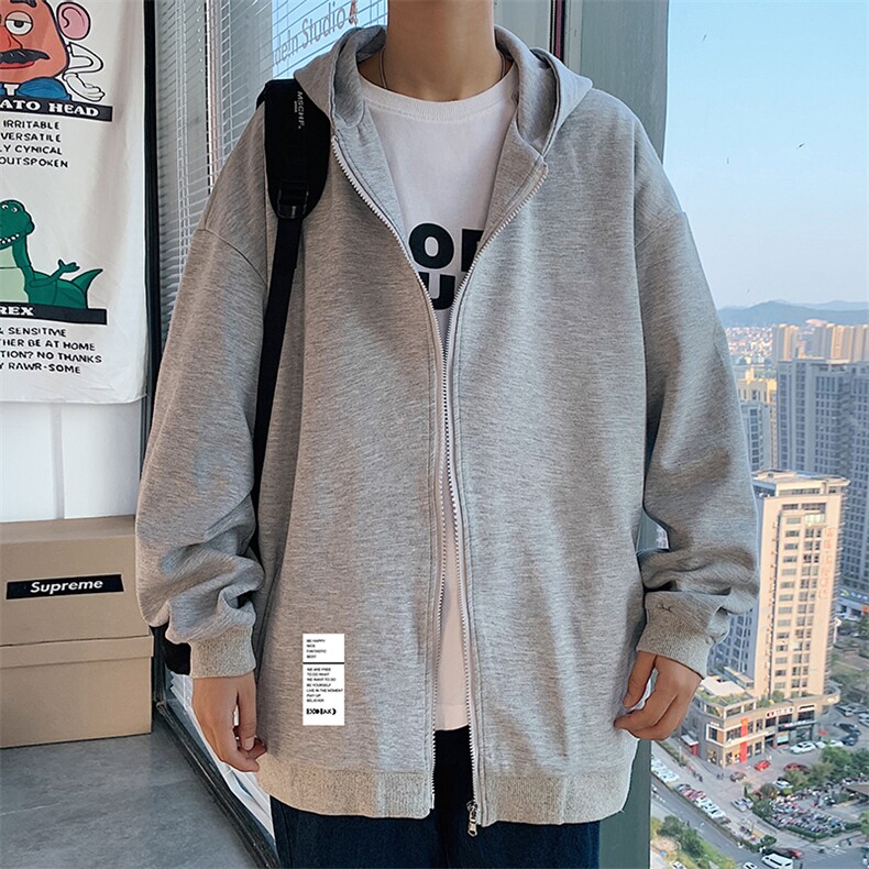 KS21045-P38加绒-P43连帽开衫卫衣男运动外套大码班服,男装卫衣,电商A040