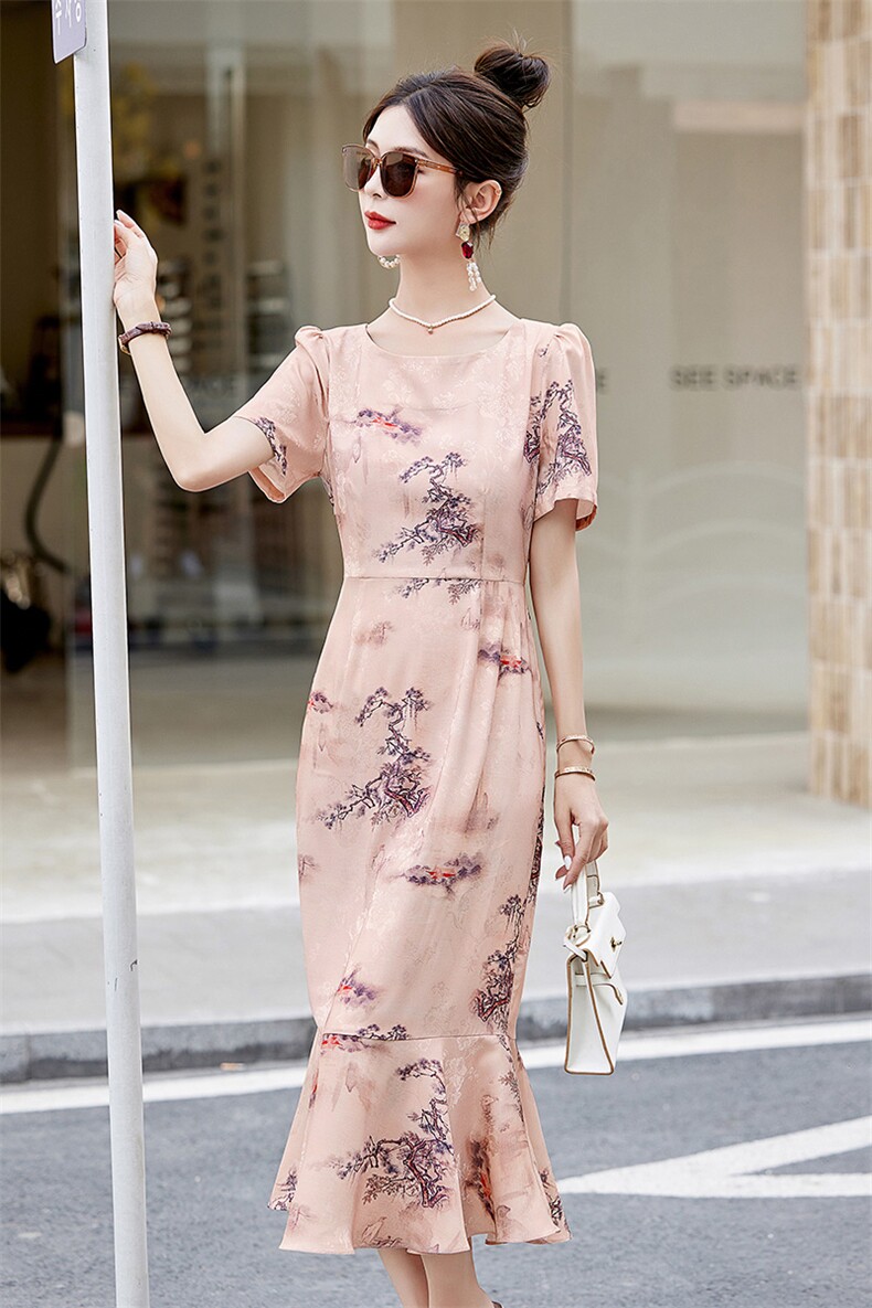 超好看高端精致连衣裙2026夏季新款大码女装衣服法式气质连身裙子,女装连衣裙,倪叶myz