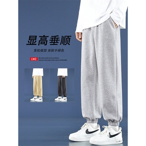 百搭休闲春秋卫裤直筒透气束脚裤潮流美式  -WK602-1 特批22图片