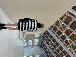 秋季新款条纹卫衣图片