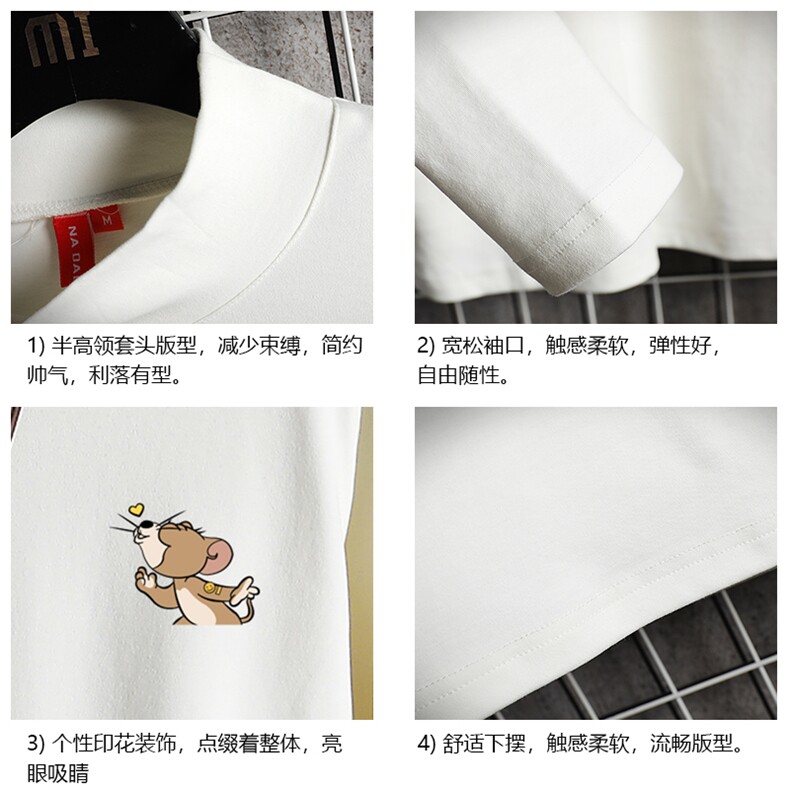 BT40132-P30加绒款-P40半高领长袖t恤男大码内搭打底衫男卫衣男,男装T恤,电商A040A