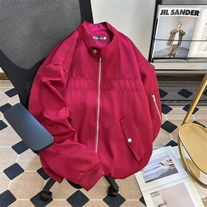 美式飞行员教练服夹克男士春季休闲潮牌棒球服工装外套W6469-P62图片