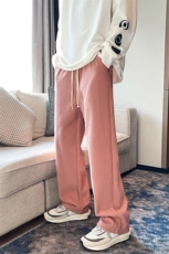 加绒加厚雪尼尔灯芯绒情侣款直筒裤子B221-LK21198-P55常规P50，男装休闲裤，电商B221