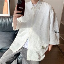 QCS7023七分袖白色