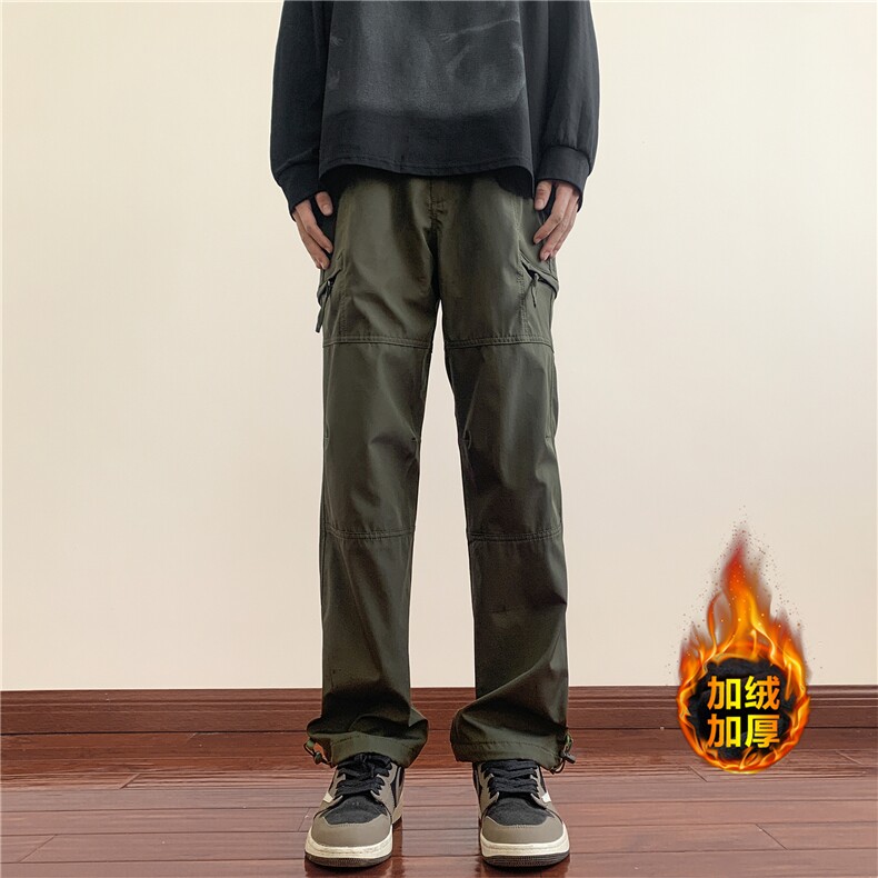 得物抖音加厚三防休闲裤男冲锋裤机能工装裤K10022-特P40绒55,男装工装外套,电商A099