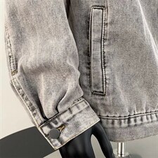 2026美式水洗做旧牛仔夹克ins潮牌复古设计感小情侣外套W017-P55，男装夹克，电商B245